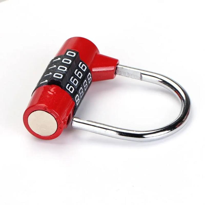4 Digit Number Combination Travel Password Lock Combination Padlock Zinc Alloy Safely Code Lock