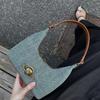 Niche Retro Denim Underarm Bag High Sense Versatile Shoulder Bag Commuter Fashion Handbag Women
