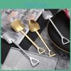 Dessert Steel Spoon Stainless Spade Domstic Use Multifunctional Fruit Cake Ice Cream Coffee Kitchen