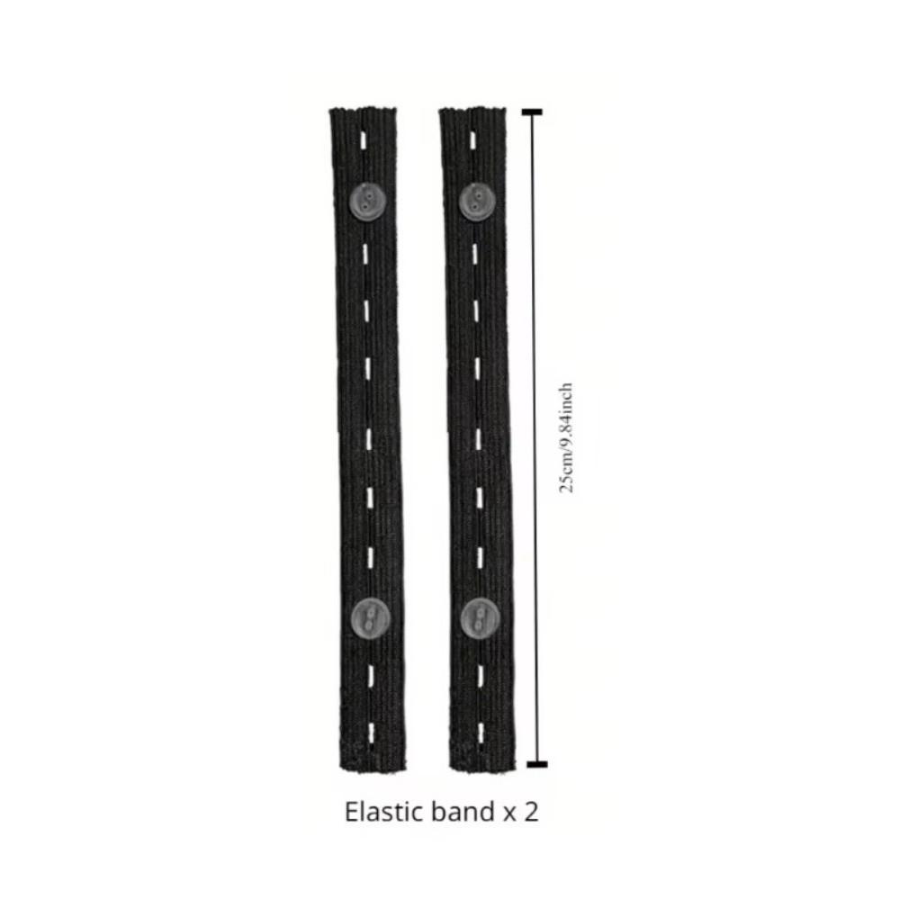 No-Sew Invisible Belt Tightener Set Adjustable Elastic Waist Band Women Men Jean Pant