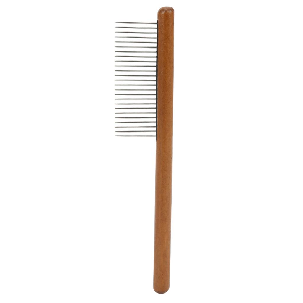 Cat and Dog Comb Remove Floating Hair Reusable Wood Pet Open Knot Comb for Pet Cats DogsC Long Sparse Teeth (for Long