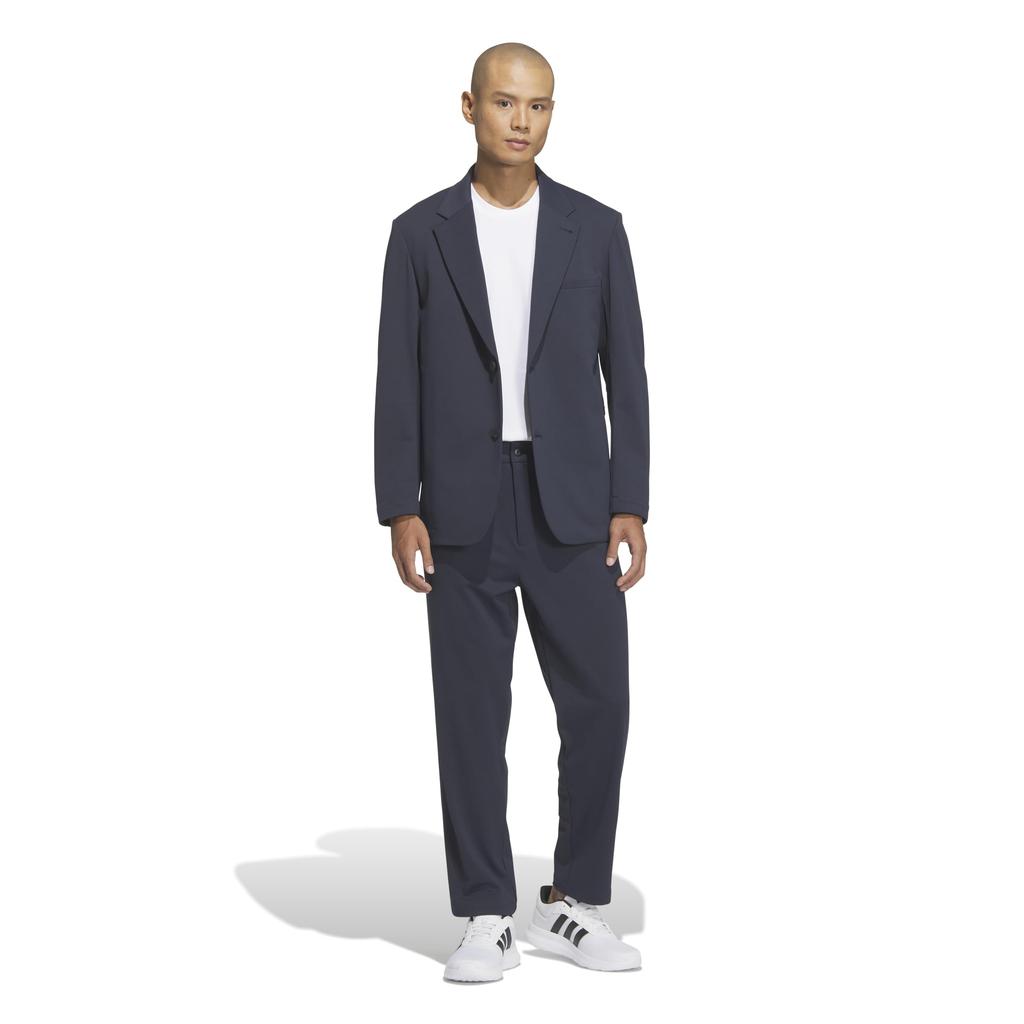 Adidas Premium Regular Fit Double Knit Tailored Jacket KQD71 in Legend Men's Ink/Black (JM2095) J/L