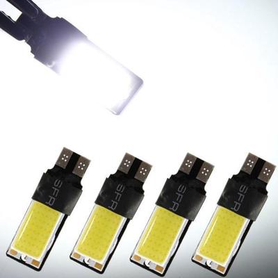 6/4/2/1 peças T10 W5W 194 168 6W LED sem erros COB Canbus Número Cunha Lâmpada Lateral Carro Luzes Auto Lâmpada DC 12V