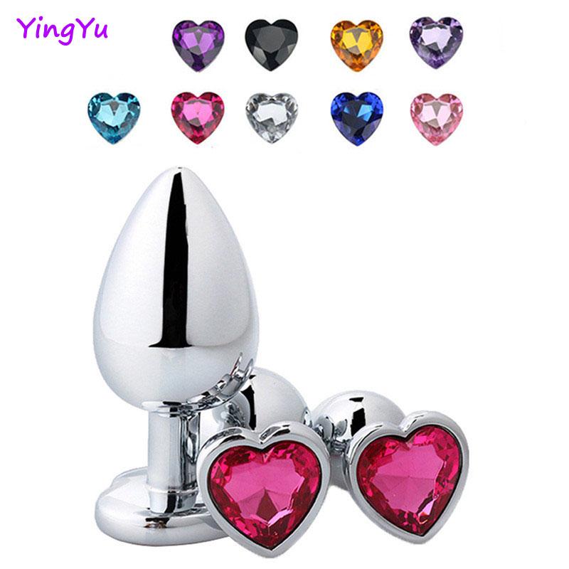 Zabawki erotyczne z korkami analnymi Mini w kształcie okrągłym Metal ze stali nierdzewnej Gładkie zabawki dla kobiet Dorosłych mężczyzn Butt Plug Anal Plug ze stali nierdzewnej