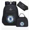 3-teiliges Schulrucksack-Set für Schüler Große Kapazität Oxford-Stoff Schultasche mit Schultergurt und Federmäppchen
