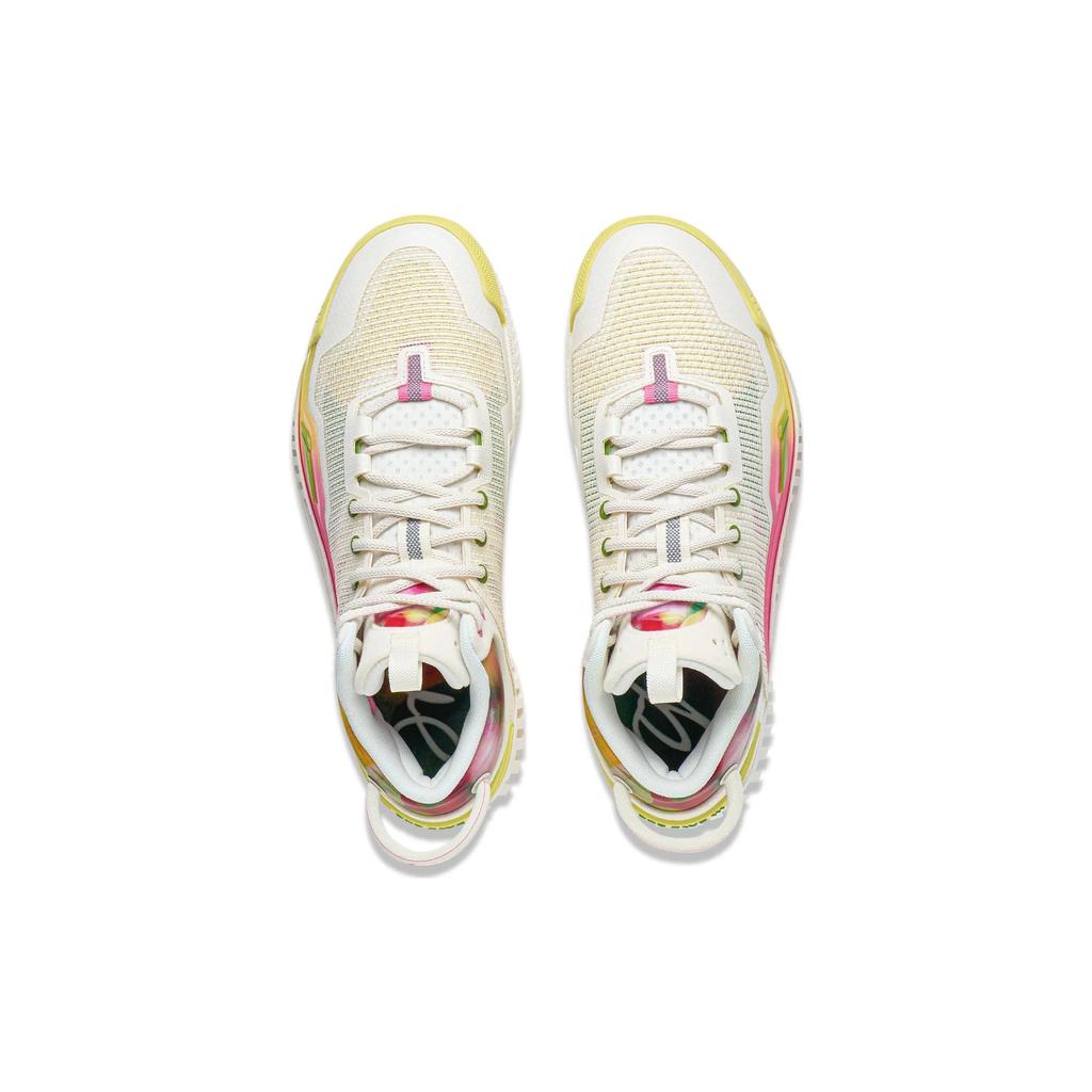 Li Ning Anti-5 Basketball Shoes Men Sneakers White Yellow Pink ABFT005-8