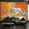 Diddl Custom Name Wall Tapestry Aesthetic Wall Hanging Printed Fabric Blanket Decorative Tapestries for Bedroom Living Room Home Decor
