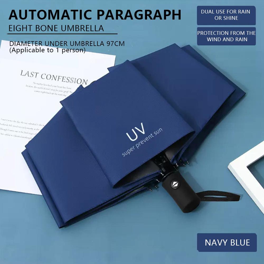 Umbrella Sunscreen Cartoon Sunny Rainy Automatic Folding Student Portable Parasol Shade Accessory Outdoor Gear