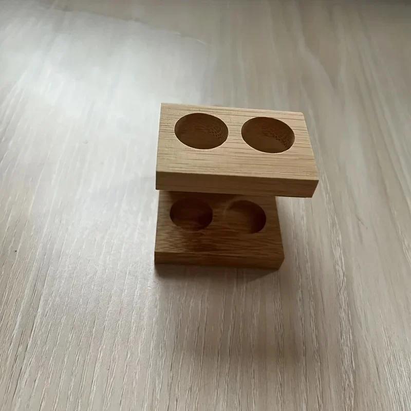 

Держатель для головки электрической зубной щетки с несколькими слотами, домашний мини-портативный прочный отель, нескользящая отдельно стоящая подставка из натурального бамбука для ванной комнаты