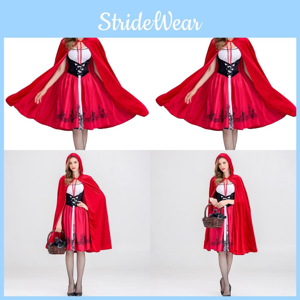 Stylish Little Red Riding Hood Costume For Women Perfect For Halloween Events