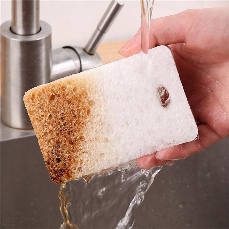 ABWR-24PCS Dishwashing Cotton For Dishes, Cellulose Sponges Safe On Non-Stick Cookware