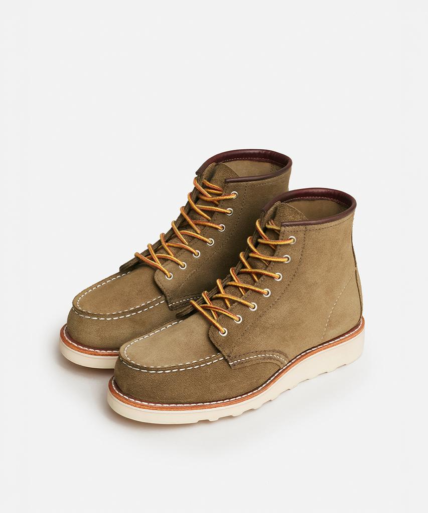Redwing (Women'S) 6-Inch Moc Toe 3377 - Olive Mojave