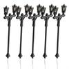 10pcs Model Railway Train Lamp Post Street Lights 1:100 Scale Lamps Accessories