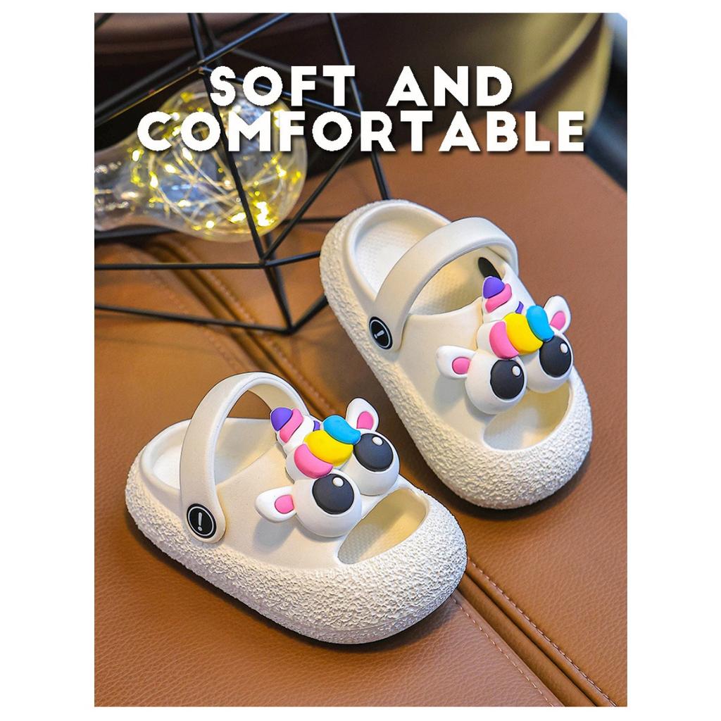 Dětské pantofle pro chlapce, protiskluzové pro kojence a malé děti, koupání pro miminka, cool pantofle pro dívky, perforované boty