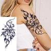 1 Sheet Realistic Butterfly Snake Flowers Temporary Tattoos Waterproof Long Lasting 3D Temp Fake Tattoo Sticker For Women Girls
