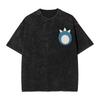 Snorlax Empreinte de Patte PPokemon T-shirts Lavés Streetwear Hip Hop Vintage T-shirts Tee Shirt Unisexe Femmes Coton Oversize Imprimé