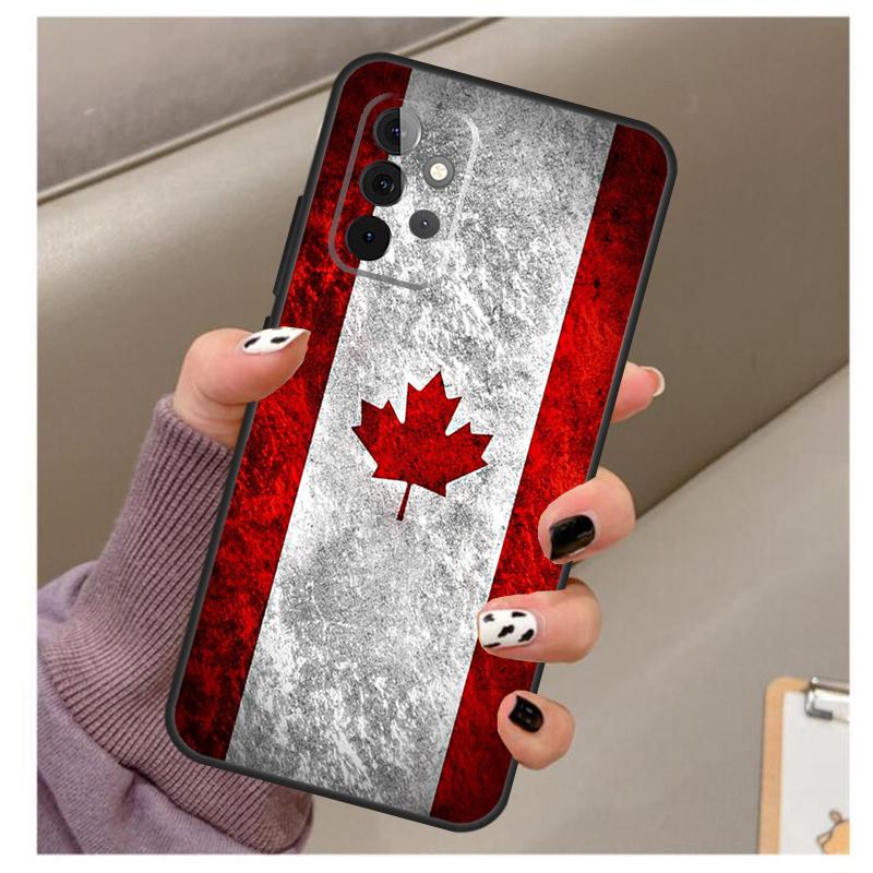 Canada Canadian Flag Case For Samsung Galaxy A34 A54 A14 A06 A16 A26 A36 A56 A12 A32 A52 A13 A33 A53 A15 A35 A55