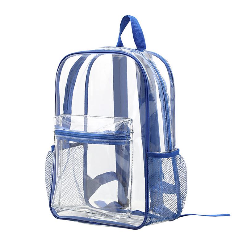 Rucsac Transparent Mic Simplu Geantă cu Fermoar Vară Potrivit cu Orice Genți de Mână Transparente din PVC Genți Portofele Geantă pentru Telefon