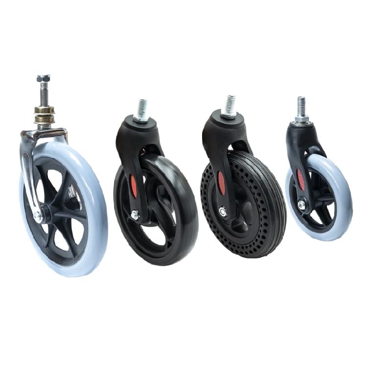 Wheelchair Wheel Replacement Parts Wheelchair Front Wheel Anti-Slip 5/6/8 Inch