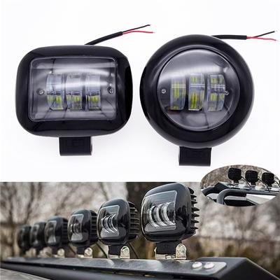 Universal Square Round 6D Lens LED Headlight Work Light For SUV Niva ATV Tractor Trucks Motorcycle Driving Lights Offroad Car