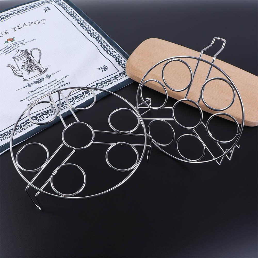 Storage Kitchen Stackable Heat Resistant Steaming Tray Egg Steamer Rack Trivet Stand Holder