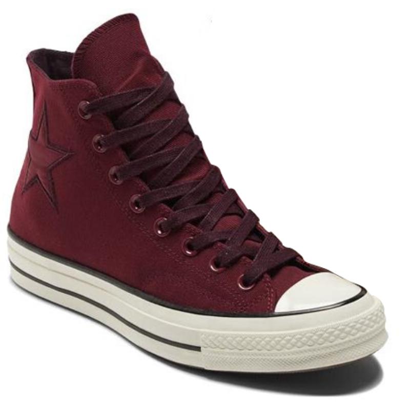 Converse 1970er Chuck Taylor All Star Trendig Vintage Lässig Abriebfest Atmungsaktiv High Top Canvas Unisex Rot