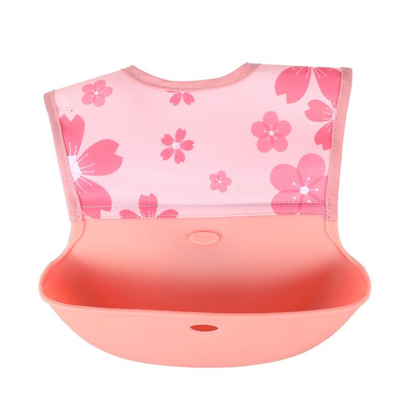 Babador Impermeável de Silicone para Crianças - Toalha de Saliva Anti-cuspir Sem Lavagem para Alimentação, Uso de Bebês e Crianças Pequenas.