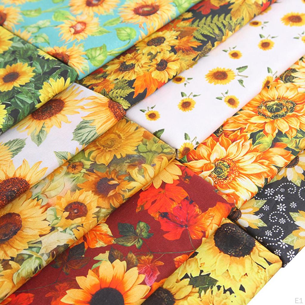 10 kusů podzimní textilie rozmanité čtvrtletí podzim 9,8 x palcový čtverec