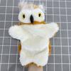 Plush Owl Hand Puppets Brown Baby Educational Toy Cute Finger Puppets  Kids