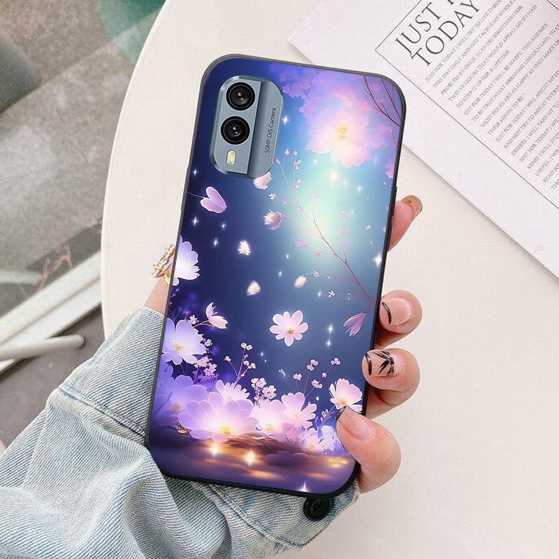 For Nokia X20 X10 Case Astronaut Black Silicon Soft TPU Phone Cases for Nokia X30 C10 C20 G10 G20 Protective Back Shells Coque