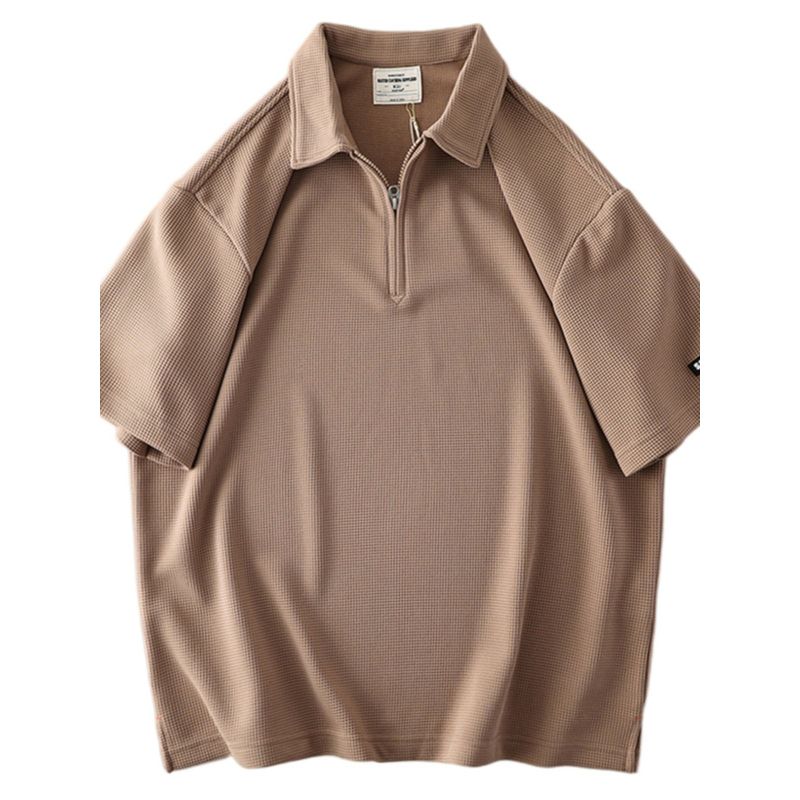 Trendy Men's Short Sleeve Korean Style Fashion T-shirt Polo Shirt