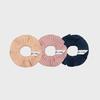 Soft Knit Ruffle Hair Scrunchie Soft Peach S