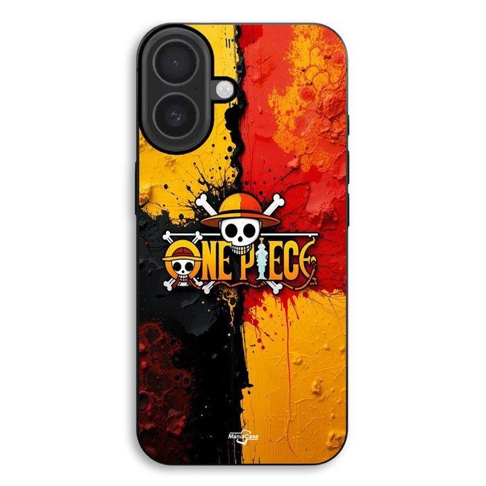 Coque de téléphone - MANIACASE - iPhone 17 - Silicone - Logo One Piece - Coloré