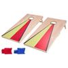 VEVOR Cornhole Set, 4x2 Ft Corn Hole Game Boards, Solid Wood Portable Toss Board, Indoor and Outdoor Cornhole Play for Adults