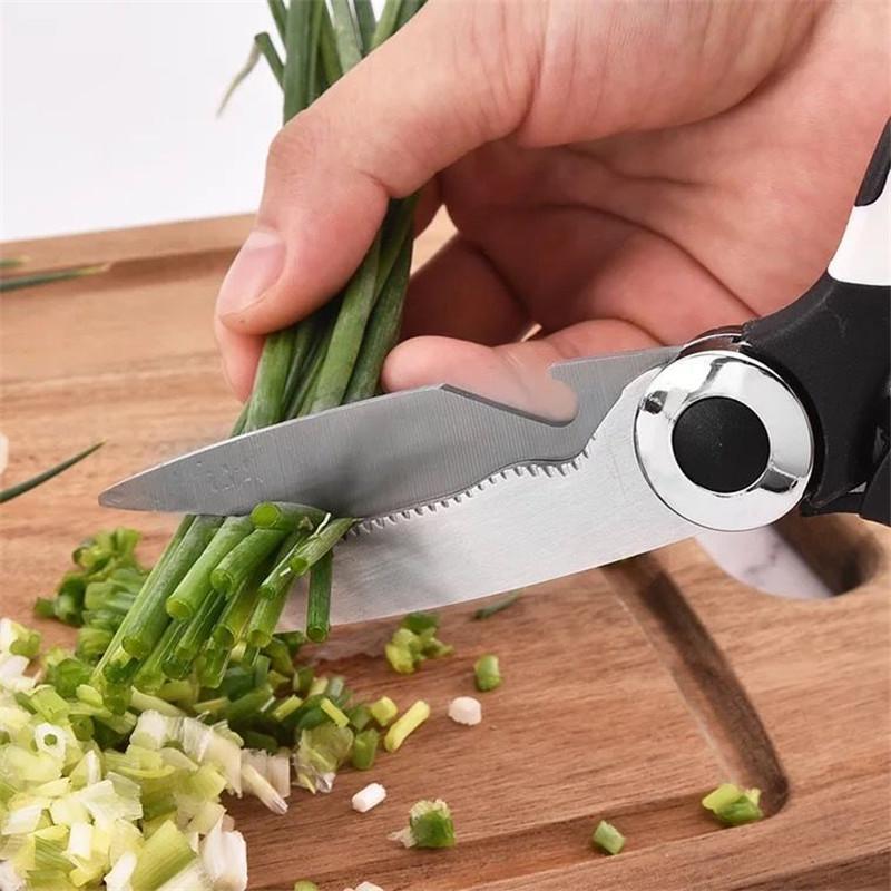 Multifunction Kitchen Scissors with Shell Stainless Steel Poultry Chicken Bone Cutter Meat Shear