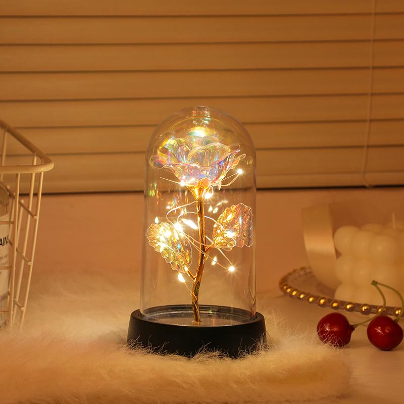 

Preserved Rose Night Light Bouquet - Birthday & Christmas Gift for Girls and Best Friends
