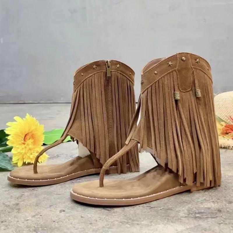 Moda 2024 Nowe letnie modne sandały damskie casualowe retro jeansowe damskie buty klinowe klapki sandały