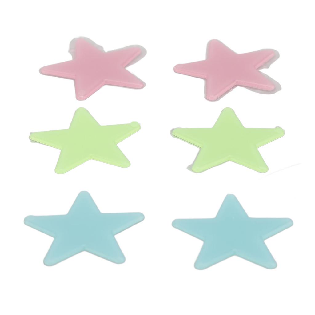 1000Pcs Glow in The Dark Stars Stickers Ceiling Wall Adhesive 3D Glowing Luminous Plastic Room Decor