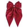 6-piece Set of Rhinestone Starry Sky Bow Hair Clips, Rhinestone Back Head Top Clip, Ribbon Bow Spring Clip
