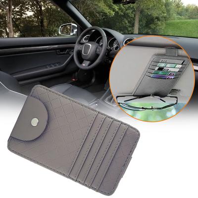 Auto-Sonnenblenden-Organizer mit mehreren Taschen, Auto-Innenausstattung, Taschen-Organizer, Auto-Dokumentenaufbewahrungstasche, Stifthalter-Aufbewahrung