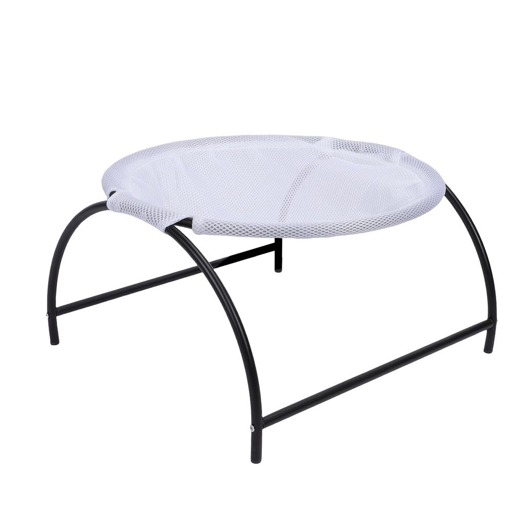 Elevated Cat Hammock Bed Breathable Mesh Removable Washable Stable Construction Pet Raised Swing Bed for Indoor Kitty