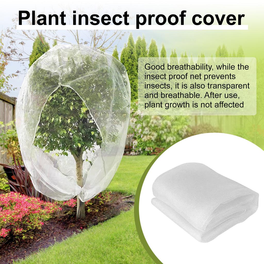 Garden Blueberry Bush Net Cover, Insect And Bird Netting With Drawstring, Protective Plant Cover Mesh Bags For Fruit Trees, Tomatoes, Flowers