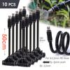 3/8" 9/12mm Misting Cooling System 360° Bend 0.6mm Nozzles Atomizer Sprayers PE Tubing 80 Mesh Filter Garden Irrigation Watering