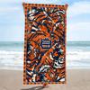 Detroit Tigers Print Beach Towel, Large Soft Quick Dry Towel for Beach Camping Swimming