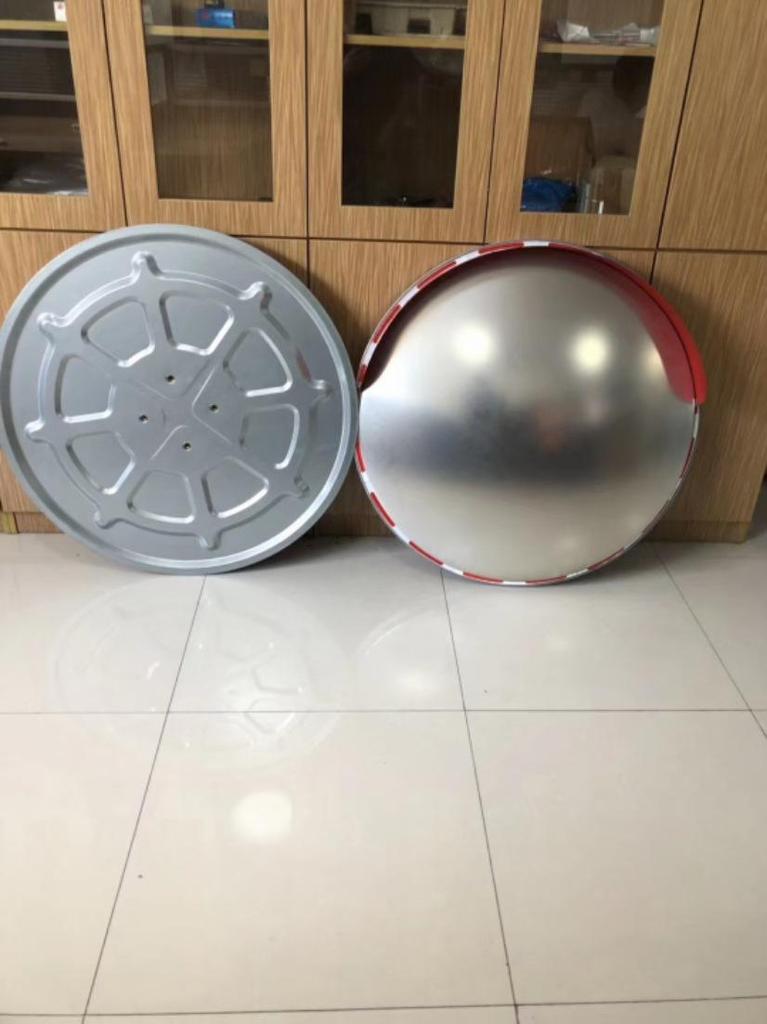 Wide-Angle Convex Mirror for Indoor/Outdoor Corner Parking Lot Use