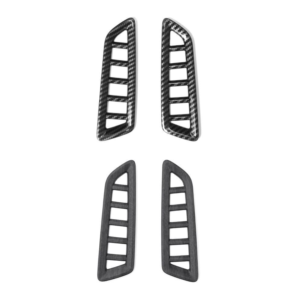 For Kia Sorento MQ4 2021-2023 2PCS Carbon Fiber Front Upper Vent Cover Trim Interior Accessories LHDGood product