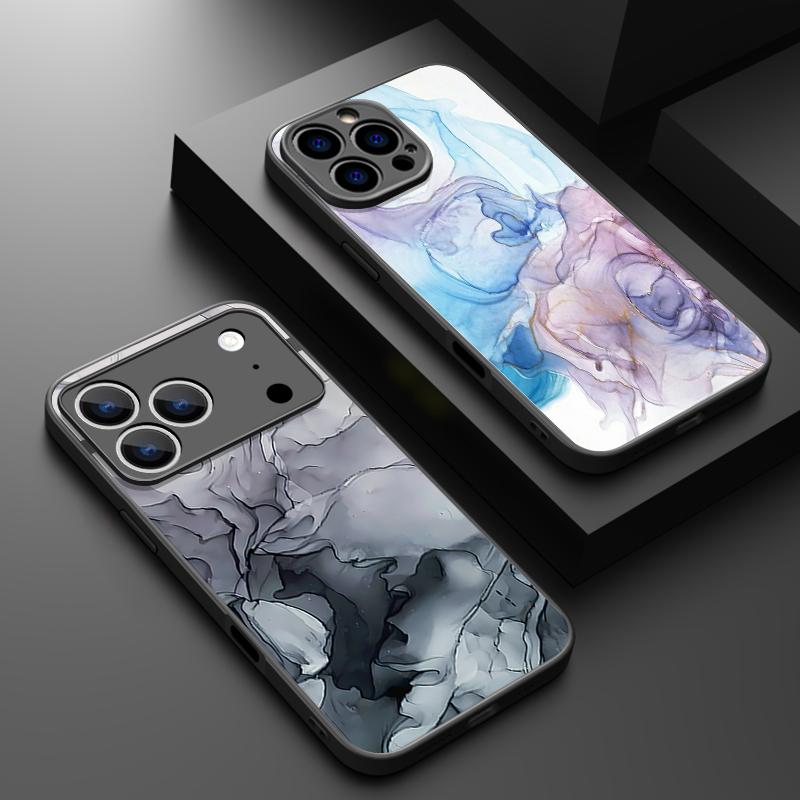 Sandstone Marble Pattern Phone Case For iPhone 17 Pro Max Case iPhone 16 Pro Max 15 14 13 16E 17E Magnetic For Magsafe Hybrid Matte Cover
