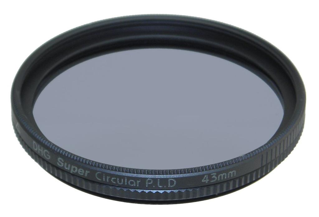 MARUMI PL Filter 43mm DHG Super Circular Enhances Removes and Made In P.L.D 43mm Contrast, Reflections, Water-repellent Stain-resistant, Japan.
