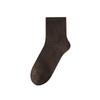 Men's Mid-calf Socks for Autumn and Winter, Pure Cotton Sweat-absorbing and Deodorizing Sports Socks, Antibacterial Long Calf Socks for Winter