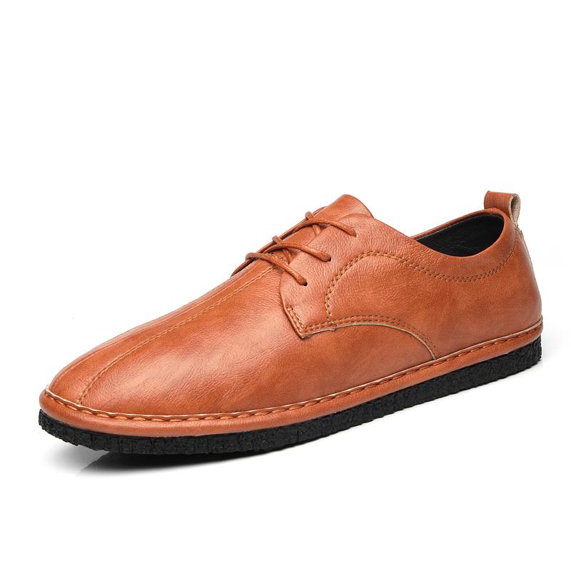 Classic Oxford Shoes British Style Handcrafted Soles Men's Genuine Leather Shoes Lightweight Breathable Men's Formal Shoes